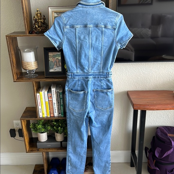 Good American Light Blue Denim Jumpsuit - Picture 9 of 11